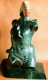 Sacred Geometry Bronze Statue